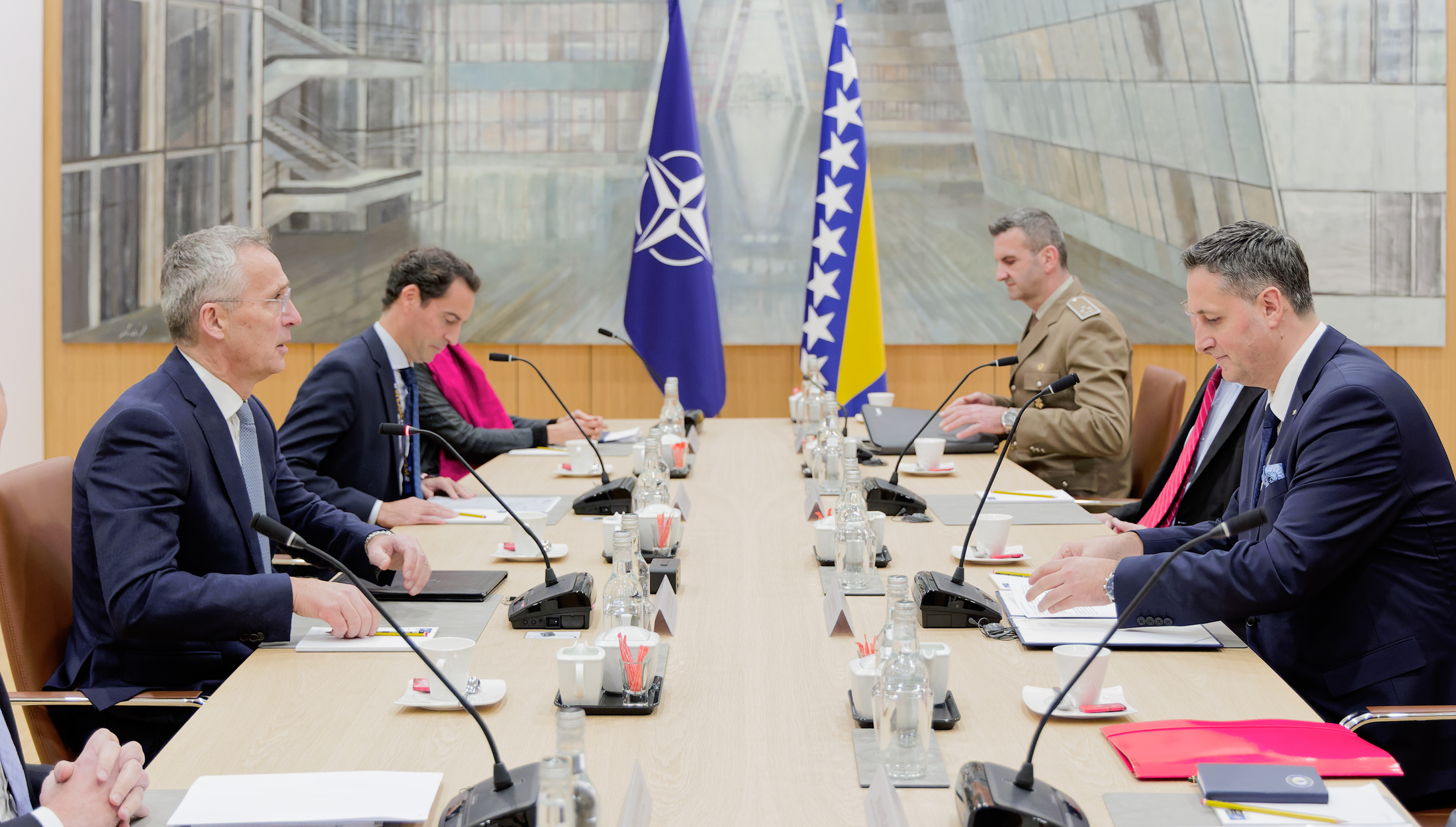 Bosniak Member of the Presidency of Bosnia and Herzegovina visits NATO