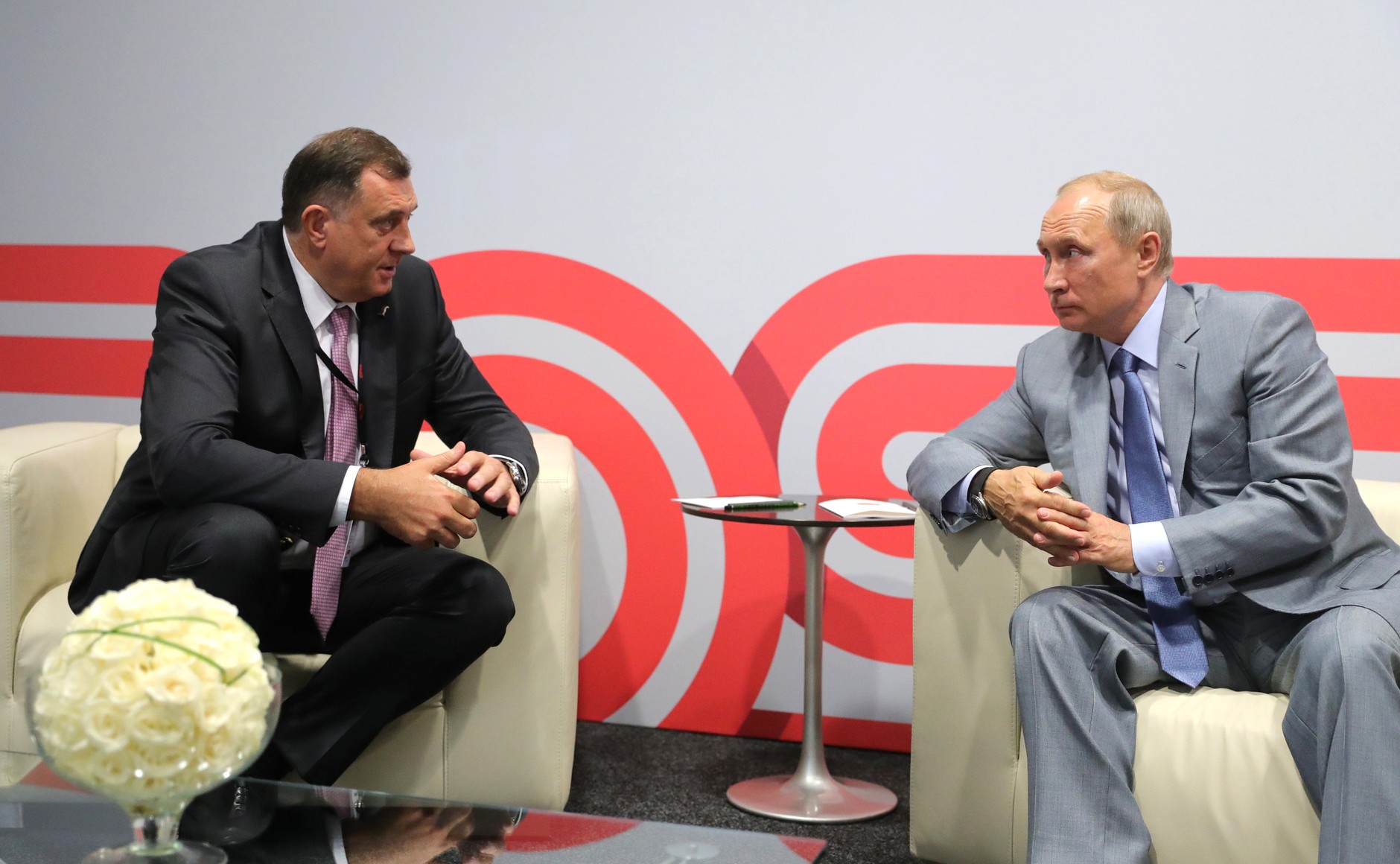 Milorad Dodik and Vladimir Putin