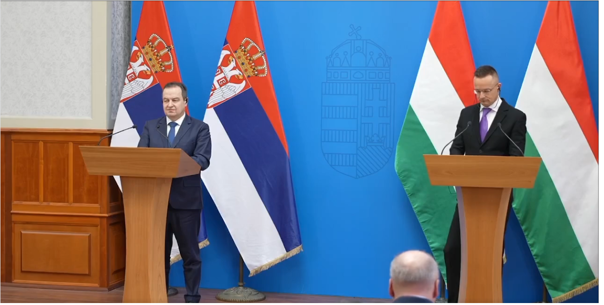 Joint Press Conference of Hungarian Foreign Minister Péter Szijjártó and Serbian Foreign Minister Ivica Dačić
