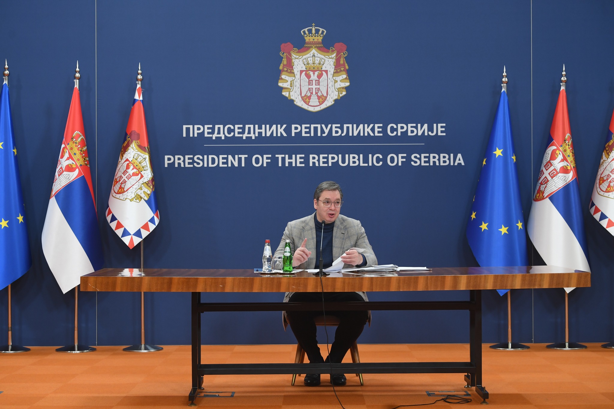 President of Serbia Aleksandar Vučić