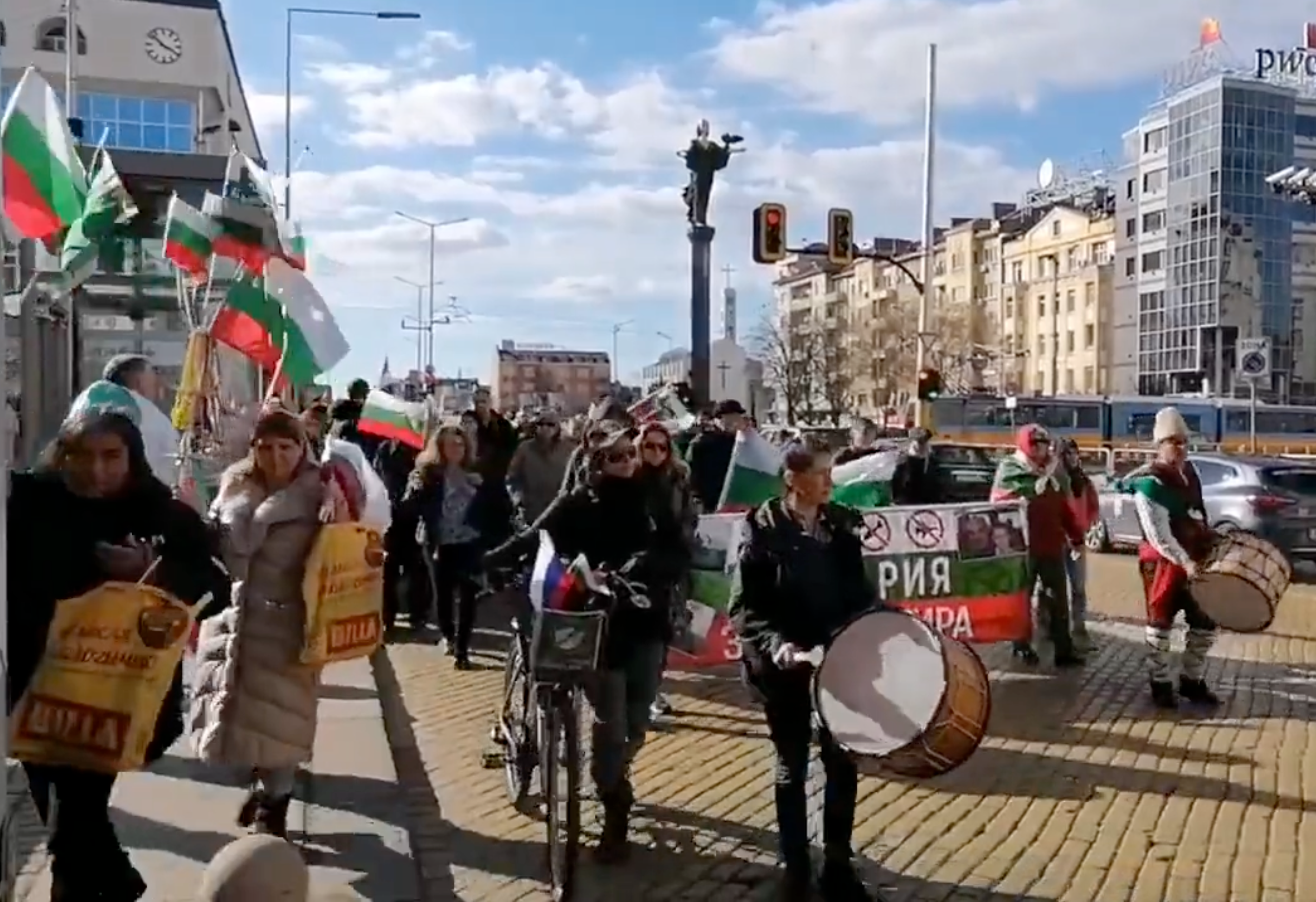 Anti-War Protesters in Sofia