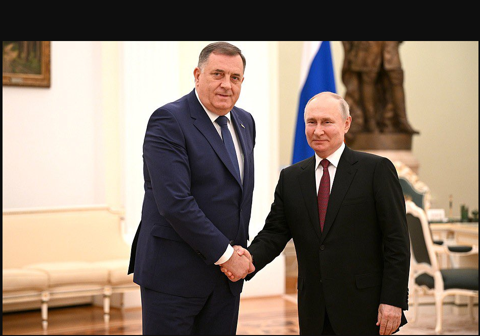 Milorad Dodik with Vladimir Putin