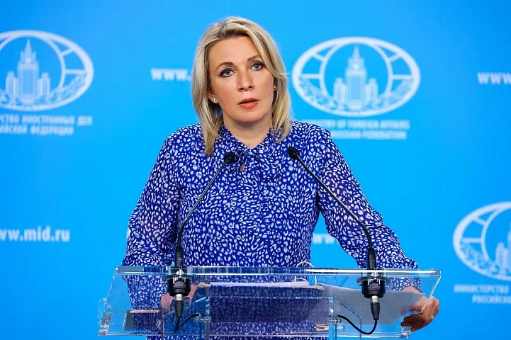 Russian Foreign Ministry spokeswoman Maria Zakharova 