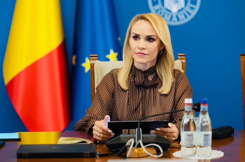 Gabriela Firea, former Minister of Minister of Family, Youth, and Equality