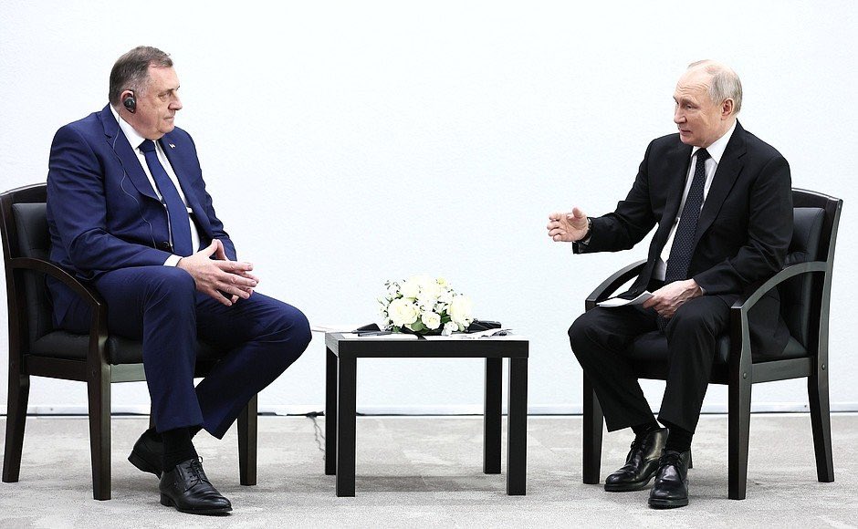 Milorad Dodik meeting with Vladimir Putin