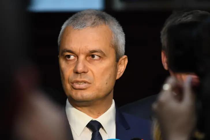 Kostadin Kostadinov, leader of Bulgaria's main opposition party Vazrazhdane